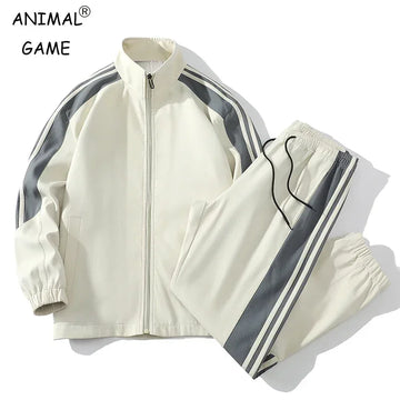 Men’s 2-Piece Full-Zip Athletic Tracksuit Set