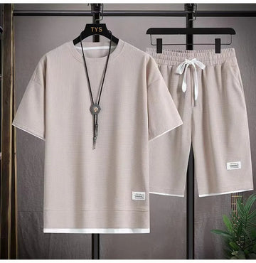 Men’s 2025 Waffle Summer Tracksuit Set