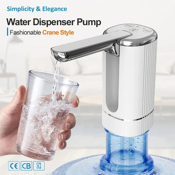 Foldable USB Rechargeable Water Dispenser Pump