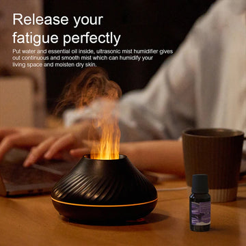 Colorful Flame USB Aroma Humidifier 130ml