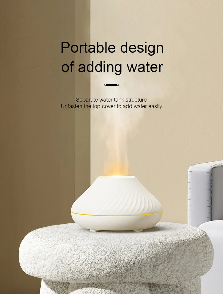 Colorful Flame USB Aroma Humidifier 130ml
