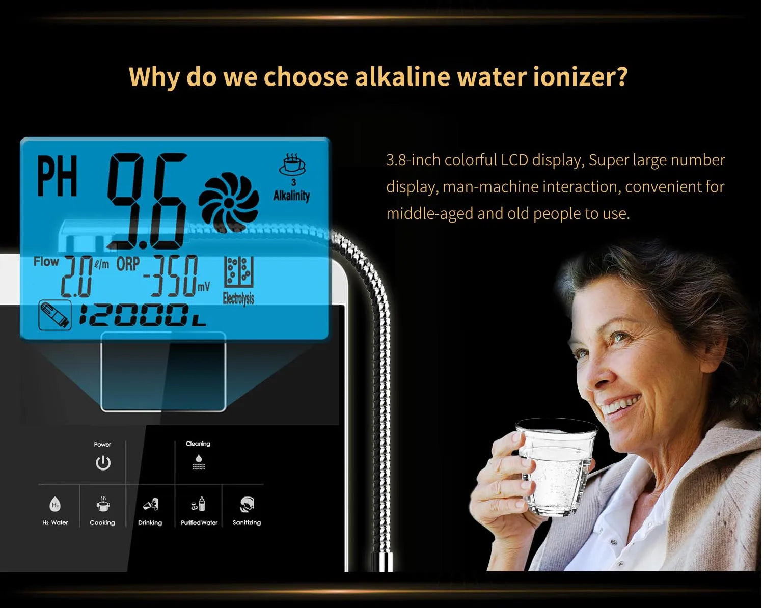 11-Plate High-Quality Water Ionizer & Hydrogen Generator