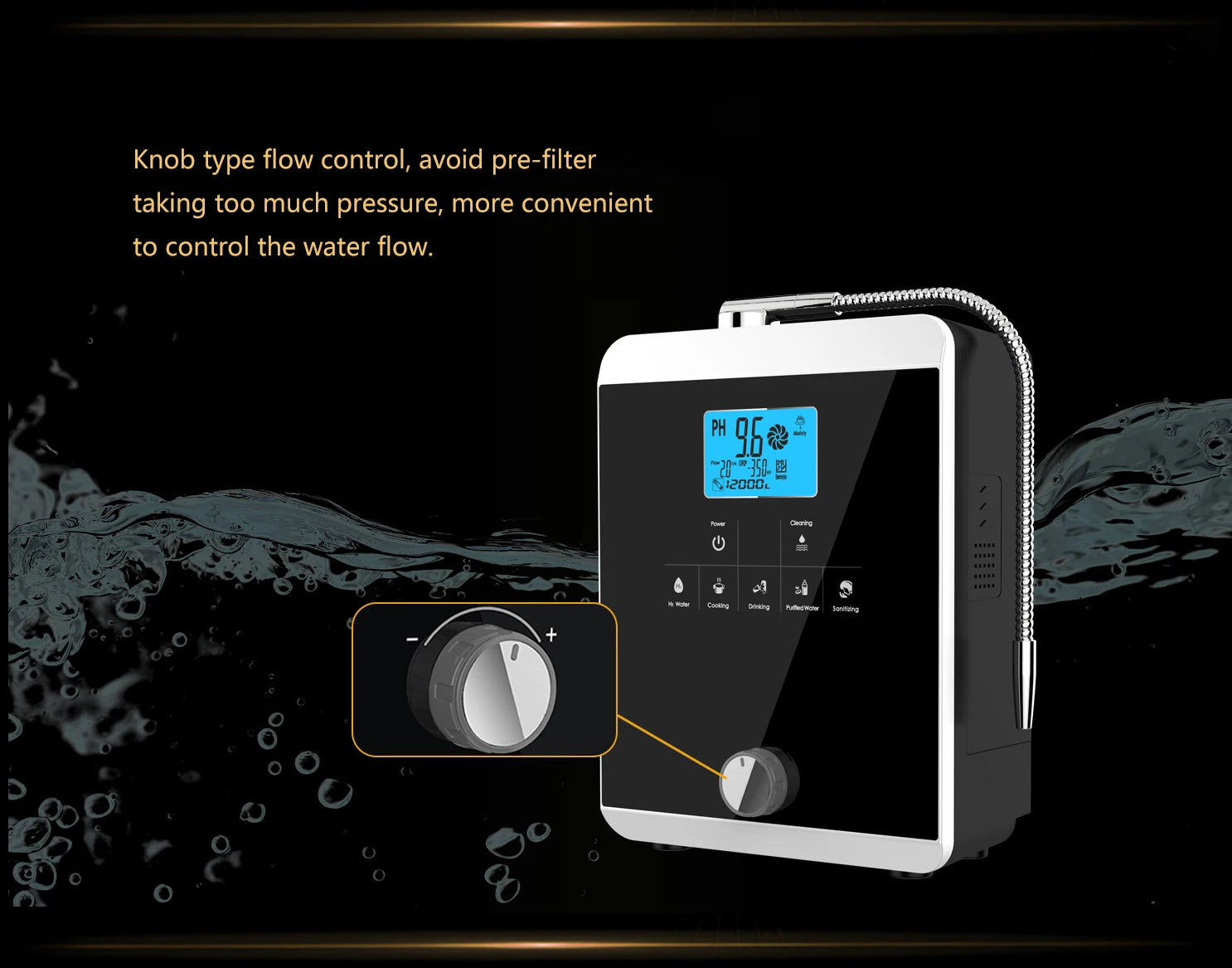11-Plate High-Quality Water Ionizer & Hydrogen Generator