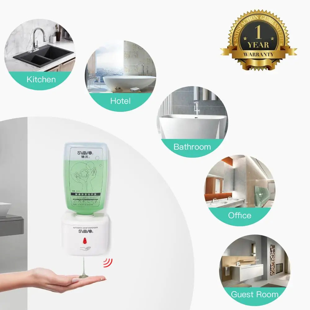 SVAVO 750ml Wall-Mounted Automatic Soap Dispenser