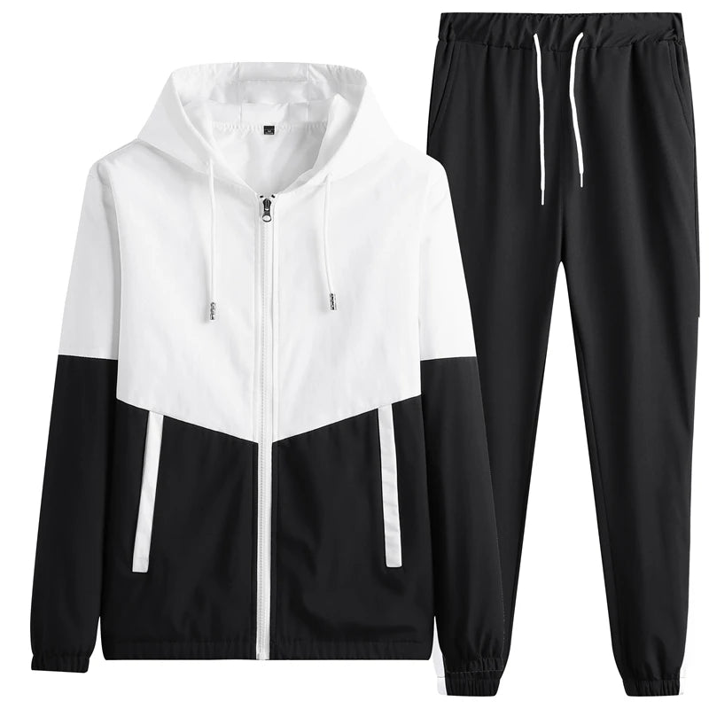 Men’s 2025 Hooded Tracksuit Jogger Set