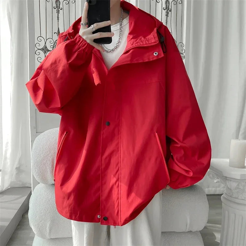 2024 Men’s Hooded Bomber Jacket