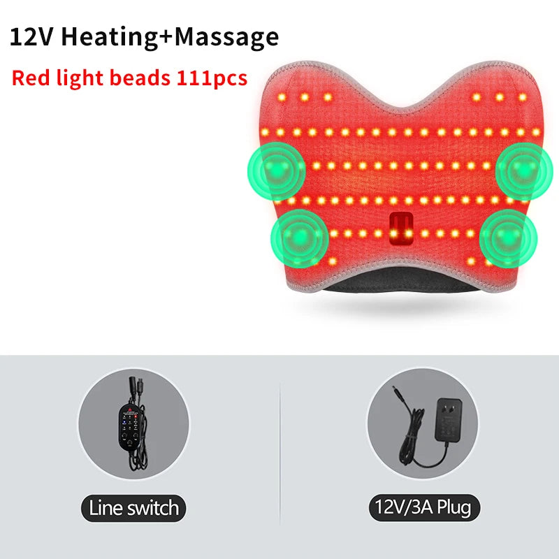 Chest Massager with Red Light Therapy