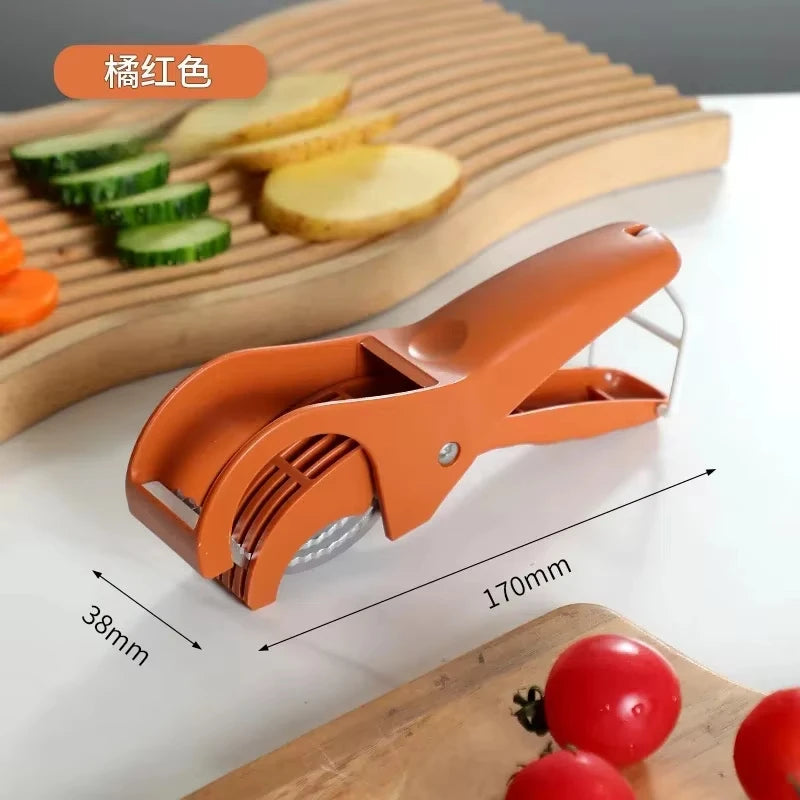 HooFun Stainless Steel Vegetable & Fruit Slicer