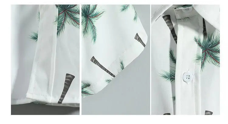 Men’s Quick-Dry Hawaiian 2-Piece Beach Set
