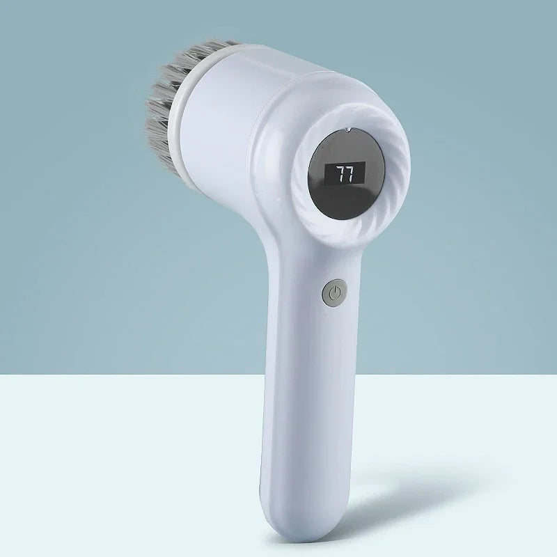 2025 Cordless Electric Spin Scrubber – 5 Brushes