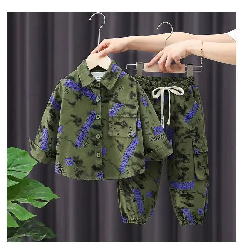 Boys 2025 Spring/Autumn Tracksuit