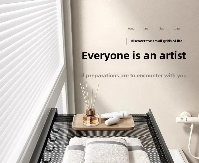 Invisible Folding Bathroom Towel Rack