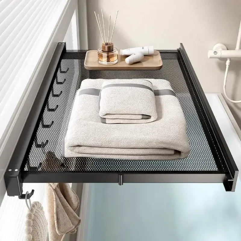 Invisible Folding Bathroom Towel Rack