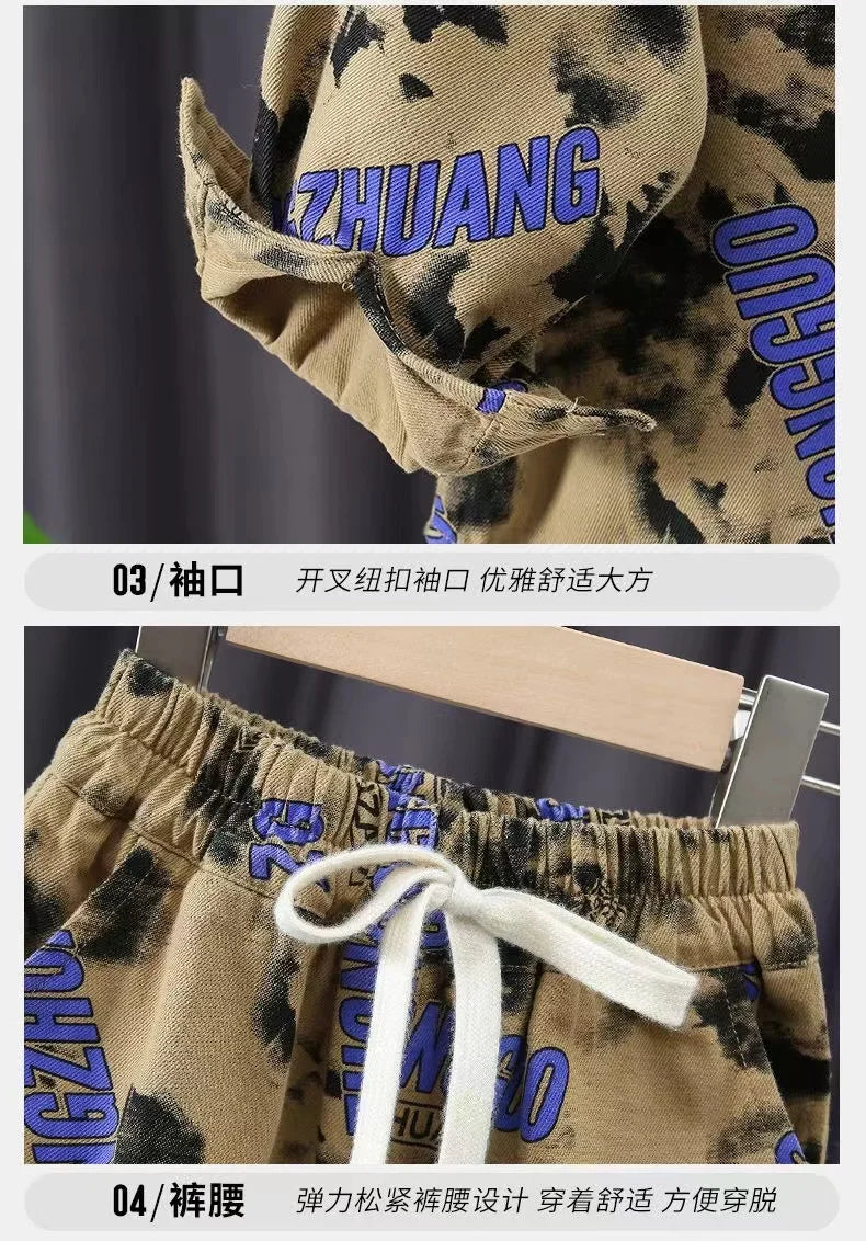 Boys 2025 Spring/Autumn Tracksuit