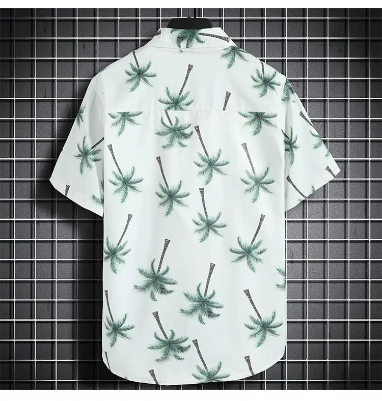 Men’s Quick-Dry Hawaiian 2-Piece Beach Set