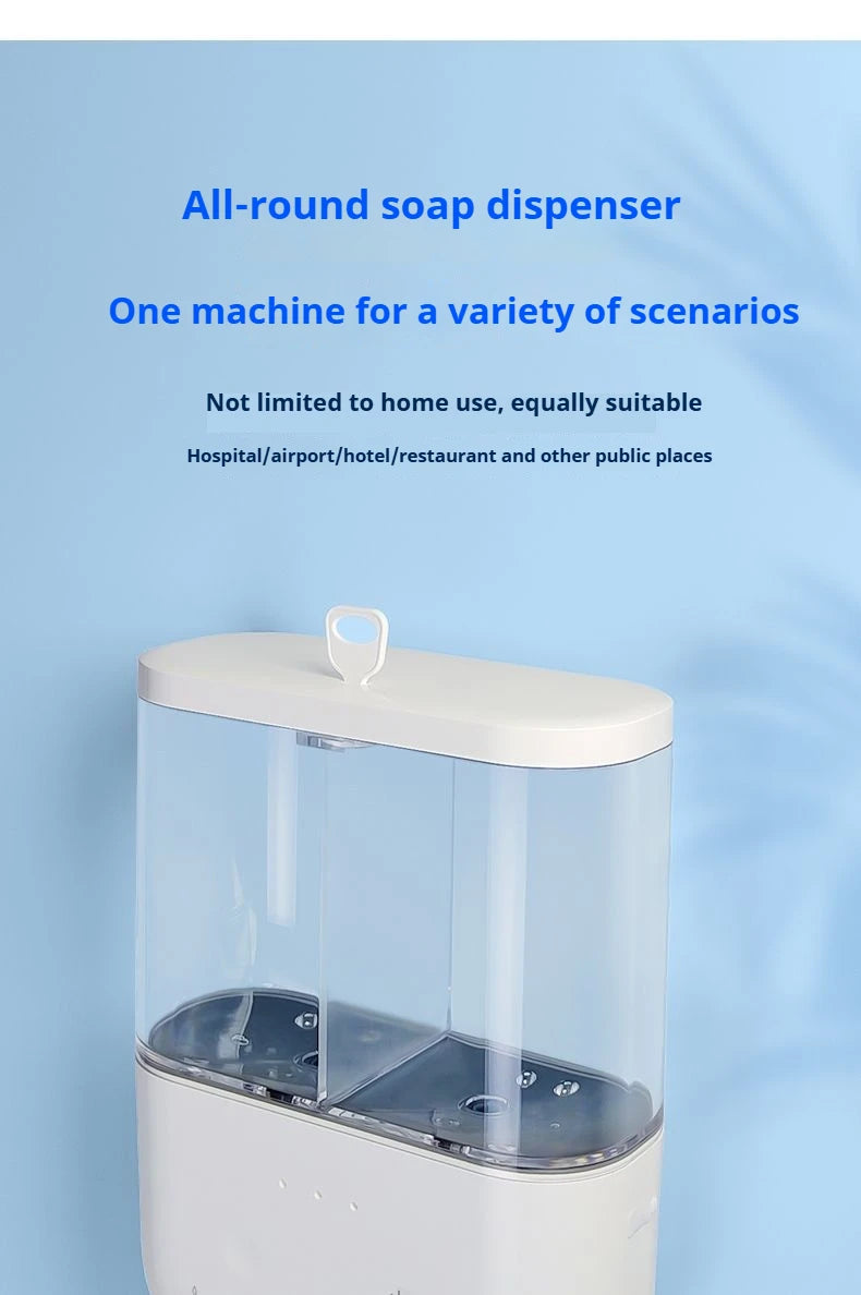 Dual-Head Wall-Mounted Automatic Soap Dispenser