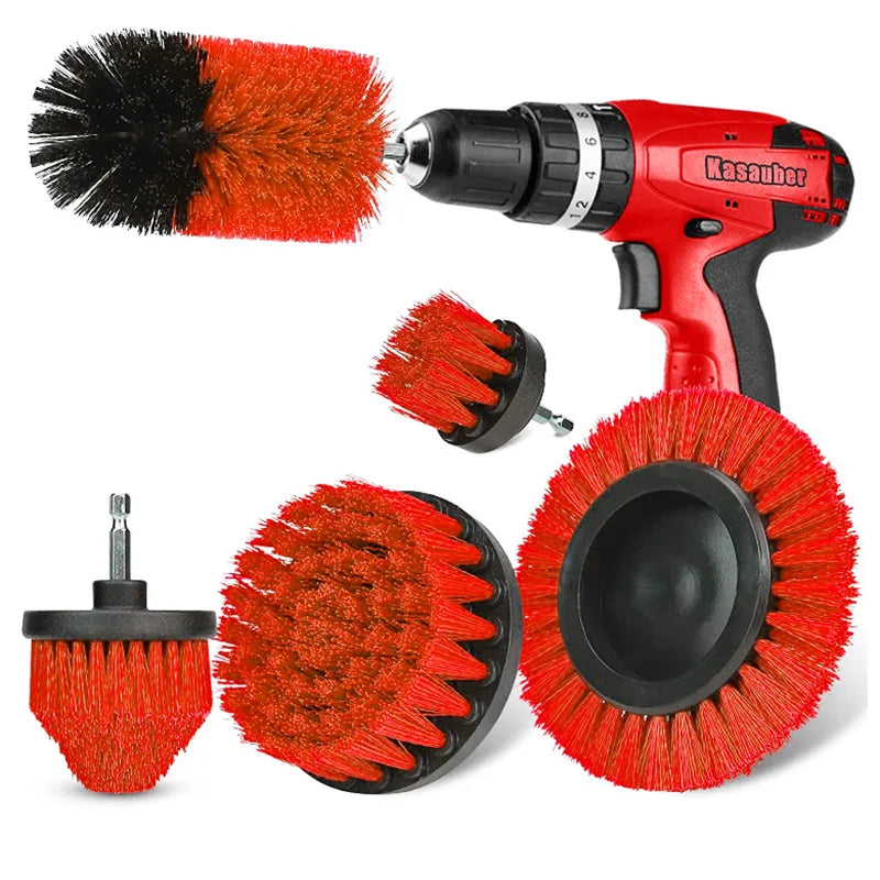5pcs Electric Drill Brush Cleaning Kit