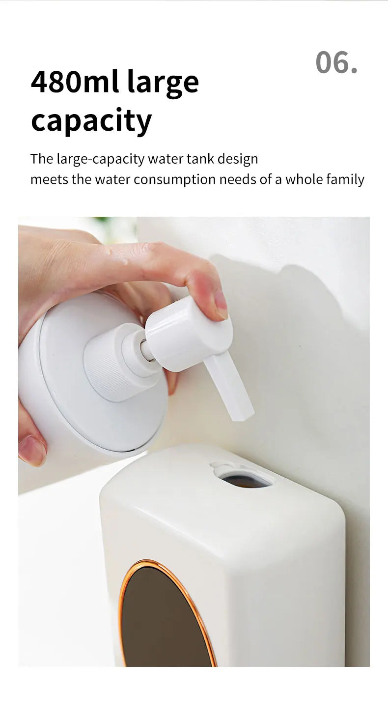 Intelligent Wall-Mounted Infrared Soap Dispenser