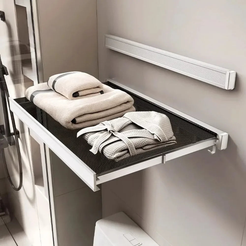 Invisible Folding Bathroom Towel Rack