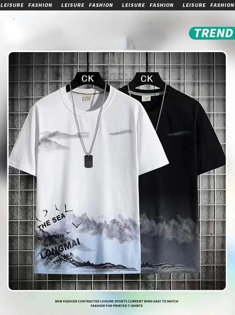 Men’s Summer Shorts 2-Piece Tracksuit Set