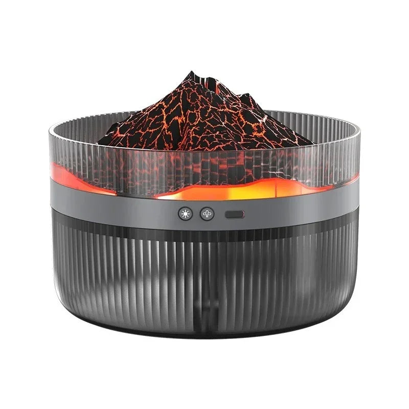 2L Volcano Flame Aromatherapy Humidifier
