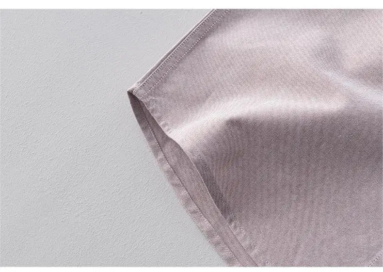 Men’s 100% Cotton Oxford Long-Sleeve Shirt