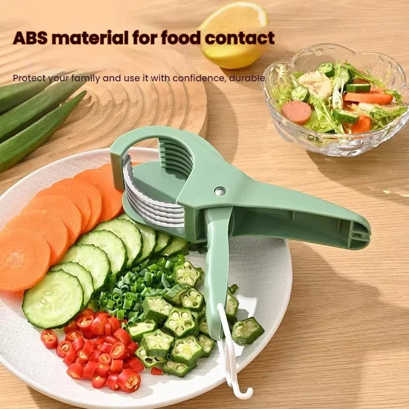 HooFun Stainless Steel Vegetable & Fruit Slicer