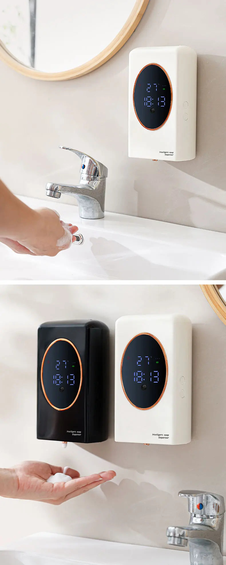 Intelligent Wall-Mounted Infrared Soap Dispenser