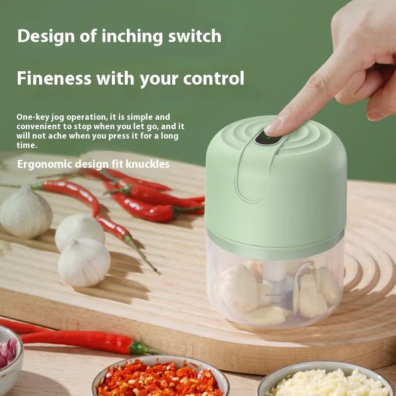 USB Portable Meat Grinder Vegetable Chopper for Kitchen Gadgets Electric Kitchen Food Chopper Mini Garlic Masher crusher