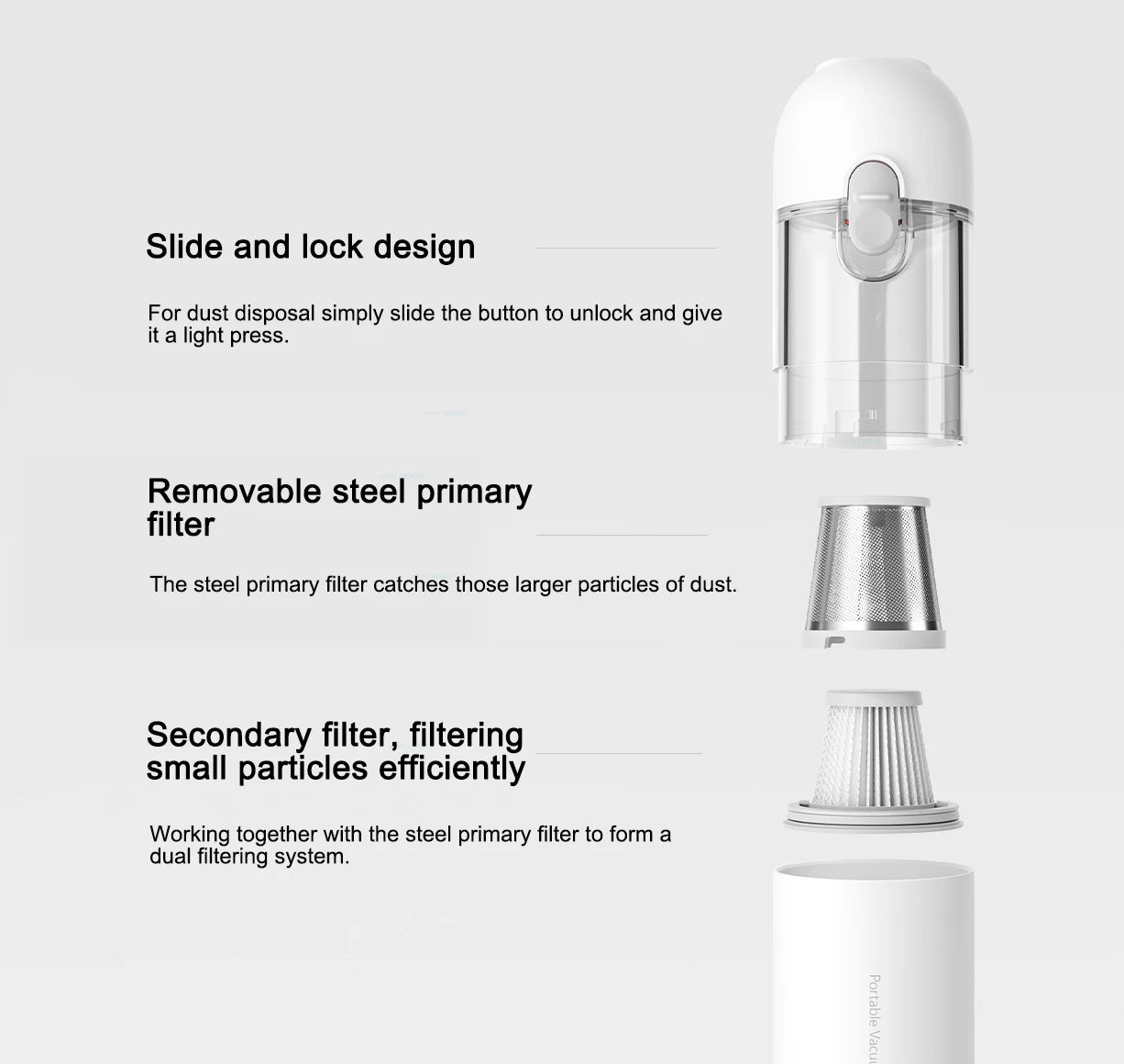 Xiaomi Mijia Portable Handheld Vacuum 13000Pa