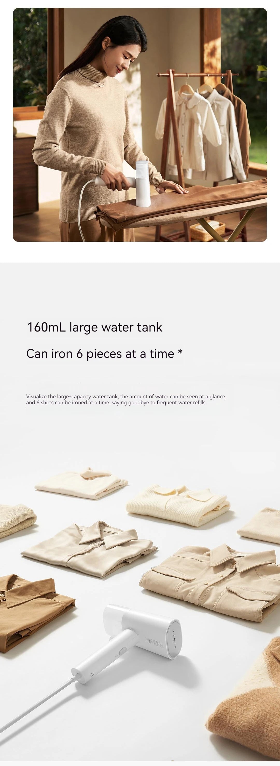 Xiaomi Mijia Handheld Garment Steamer 2