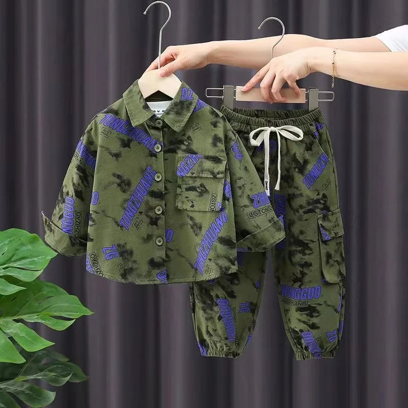 Boys 2025 Spring/Autumn Tracksuit