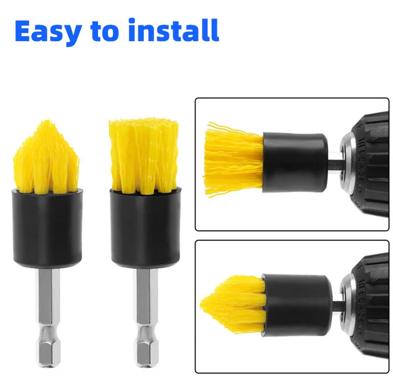 5pcs Electric Drill Brush Cleaning Kit