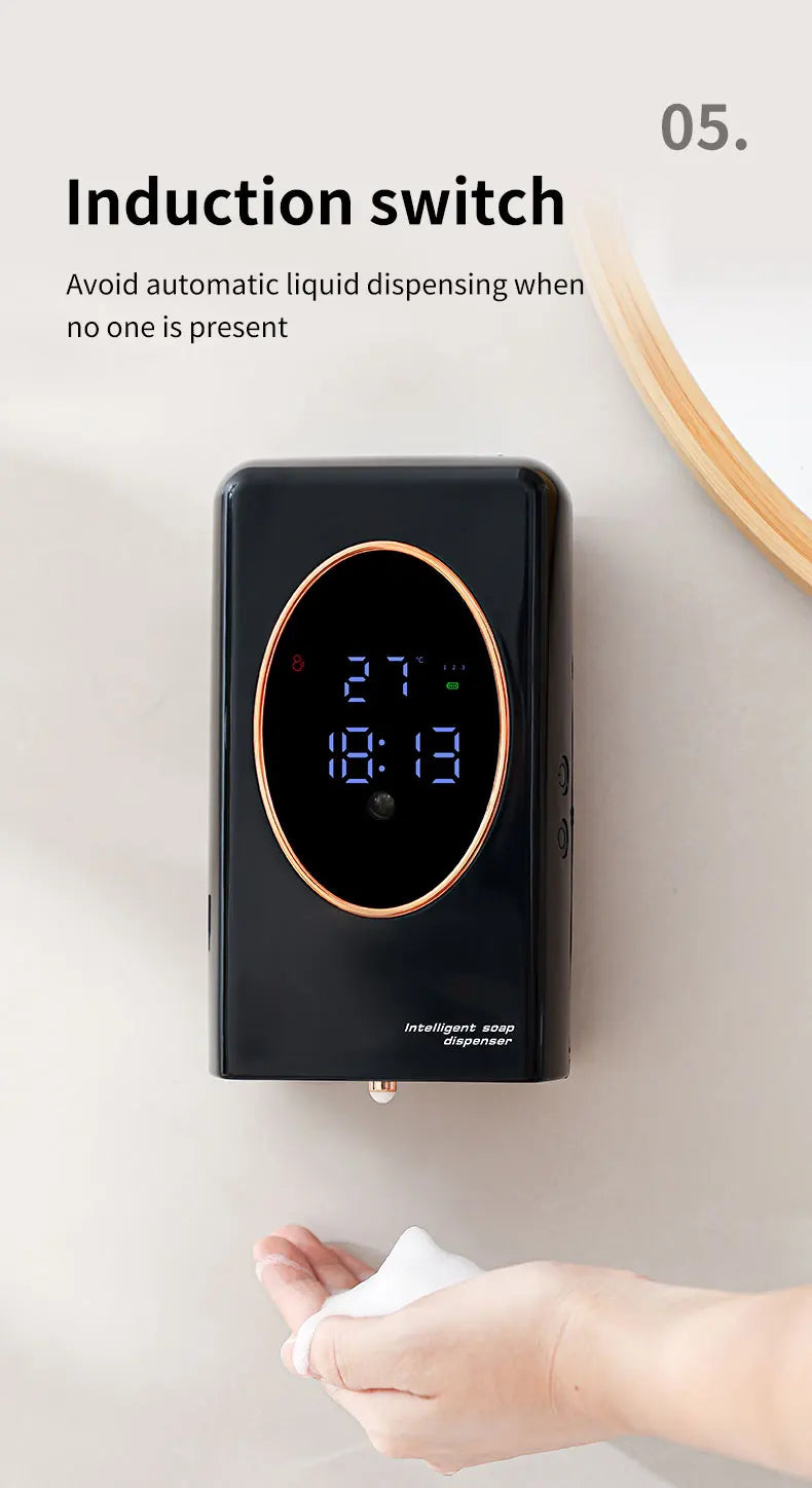 Intelligent Wall-Mounted Infrared Soap Dispenser
