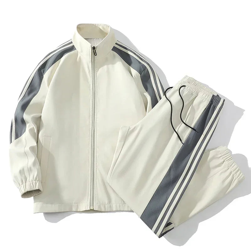 Men’s 2-Piece Full-Zip Athletic Tracksuit Set