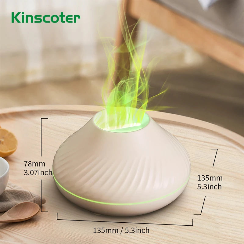 Colorful Flame USB Aroma Humidifier 130ml