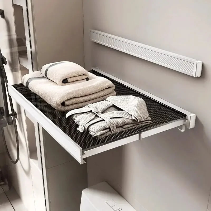 Invisible Folding Bathroom Towel Rack