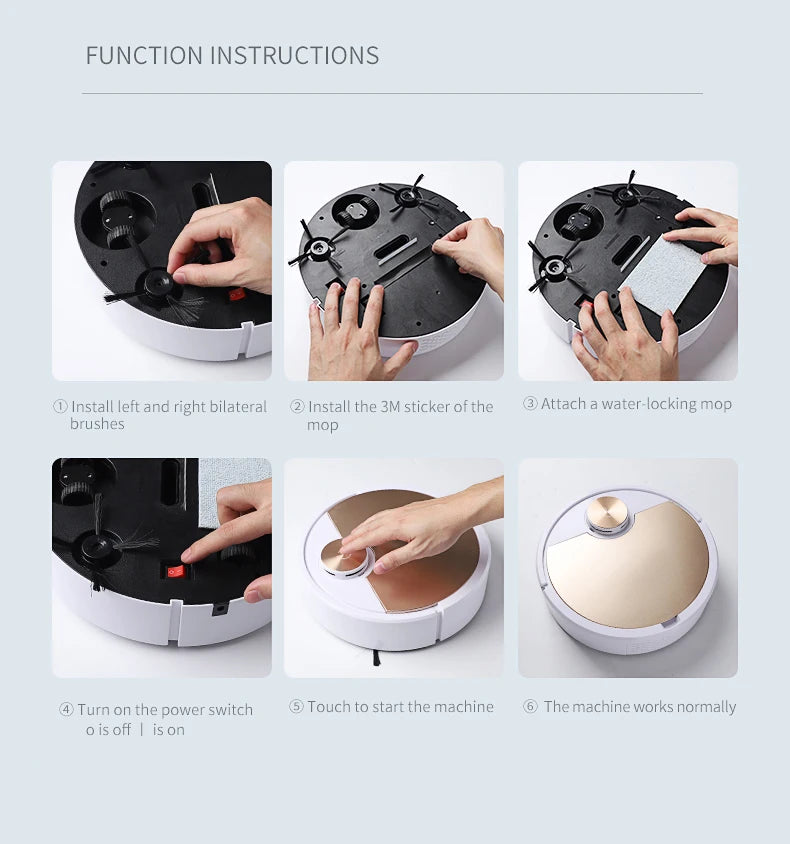 ES06 APP Wireless Robot Vacuum Cleaner