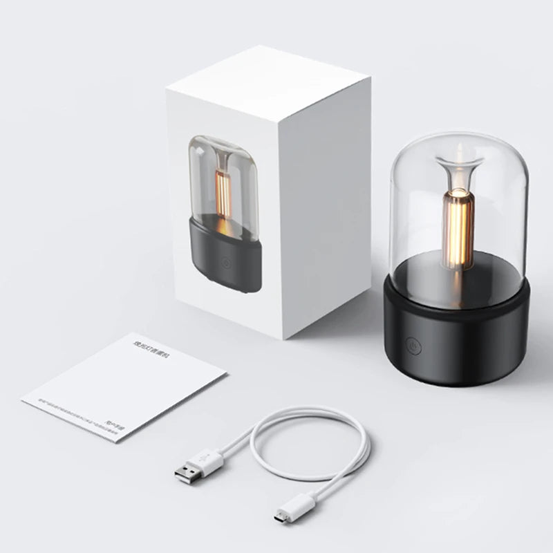 Candlelight Flame Aromatherapy Diffuser & Humidifier