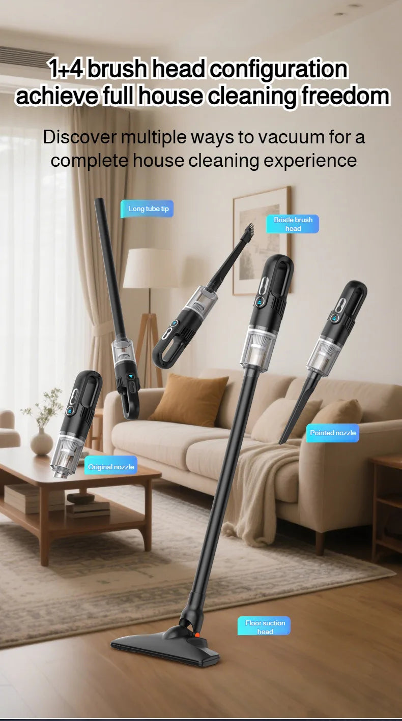 Wireless Car Vacuum Cleaner 4500Pa
