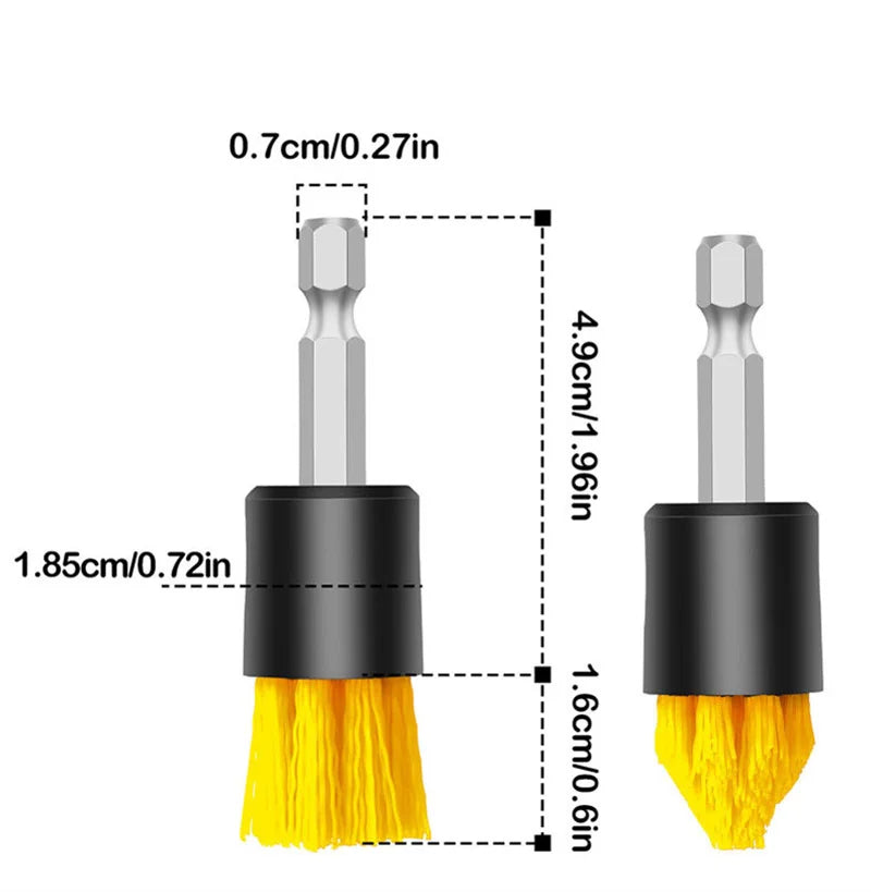5pcs Electric Drill Brush Cleaning Kit