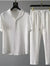 Men’s Summer Ice Silk Linen 2-Piece Set