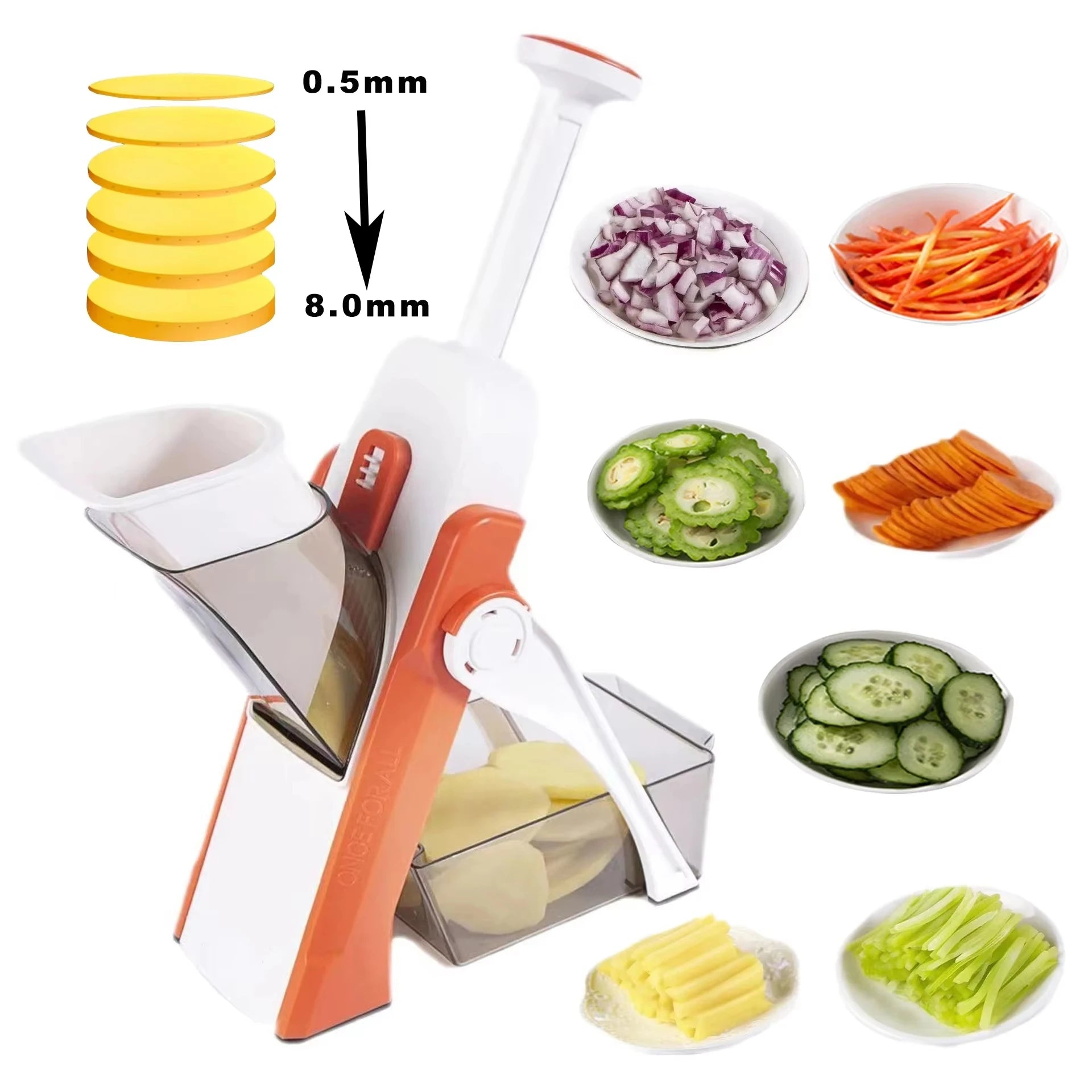5-in-1 Multifunction Vegetable Cutter