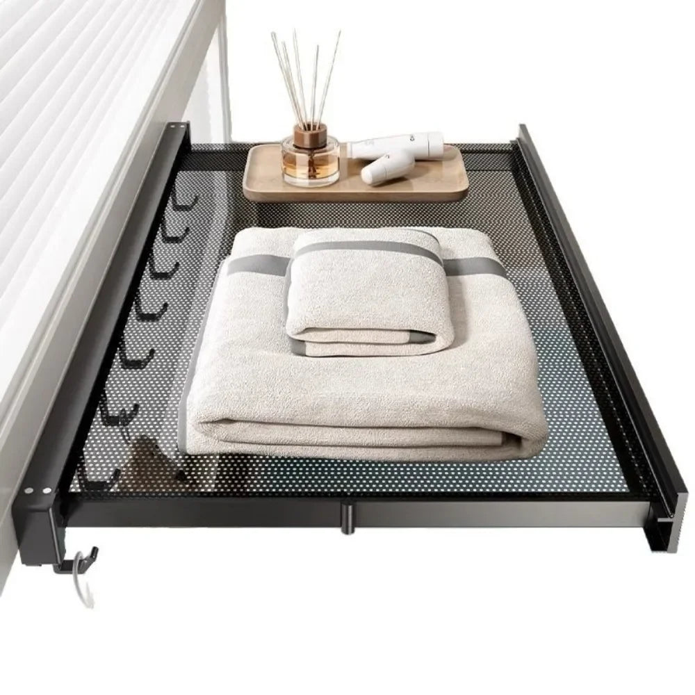 Invisible Folding Bathroom Towel Rack