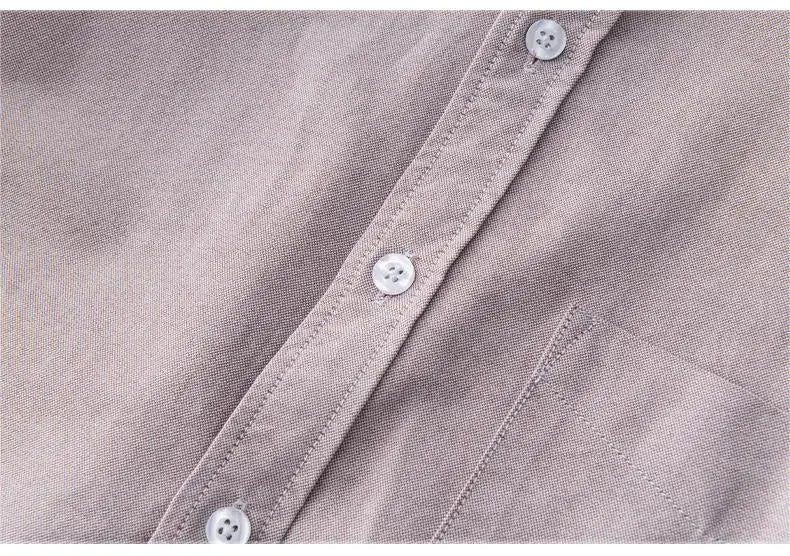 Men’s 100% Cotton Oxford Long-Sleeve Shirt