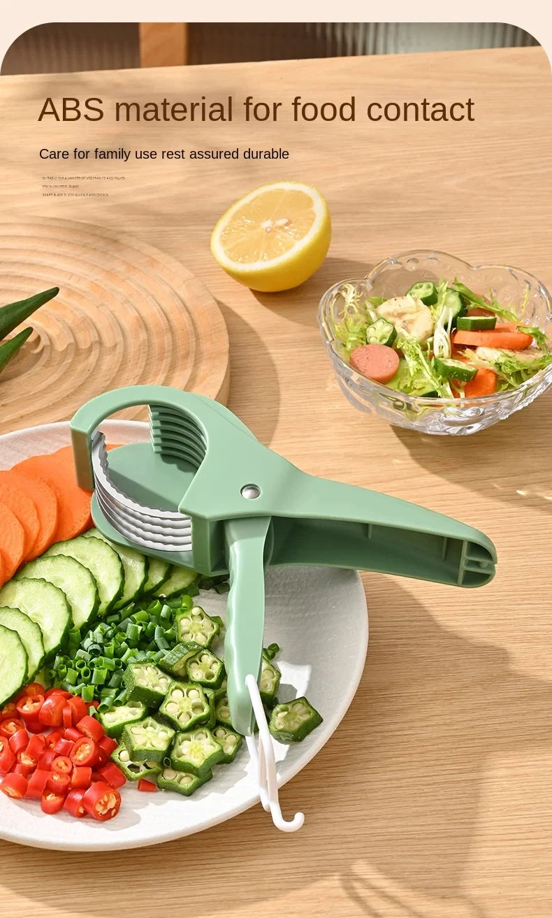 HooFun Stainless Steel Vegetable & Fruit Slicer