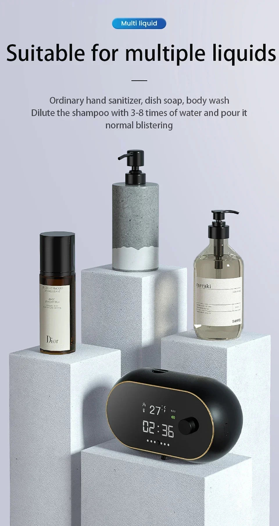 450ml Automatic Foaming Soap Dispenser