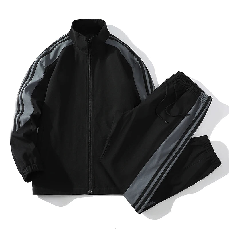 Men’s 2-Piece Full-Zip Athletic Tracksuit Set