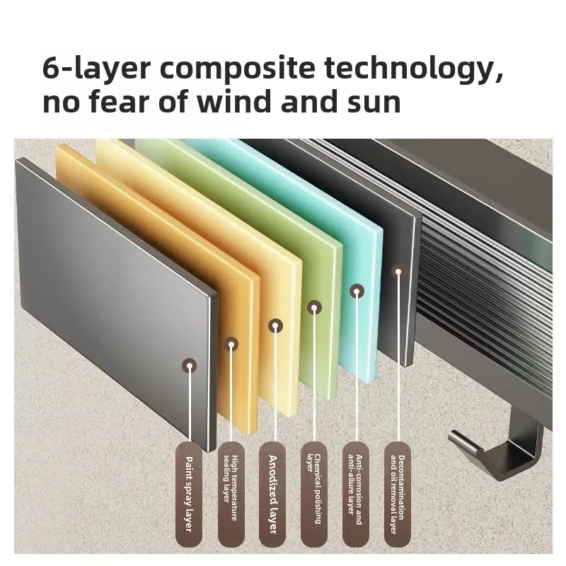 Invisible Folding Bathroom Towel Rack