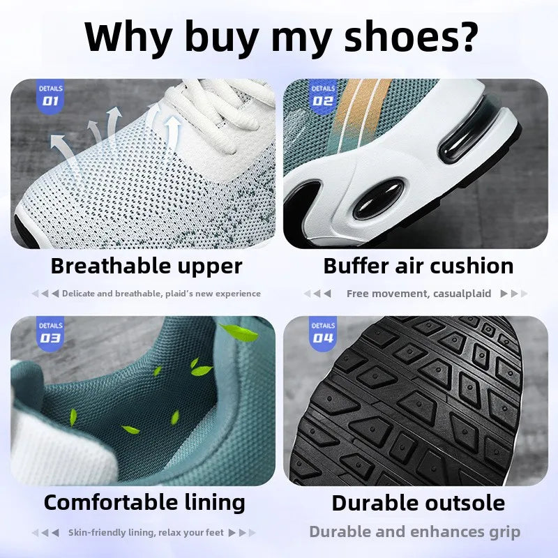 Men’s 2025 Breathable Knit Sneakers